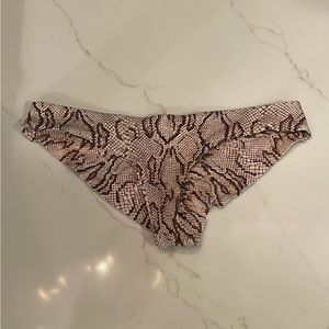 Boys + Arrows Kiki Snakeskin Bottoms